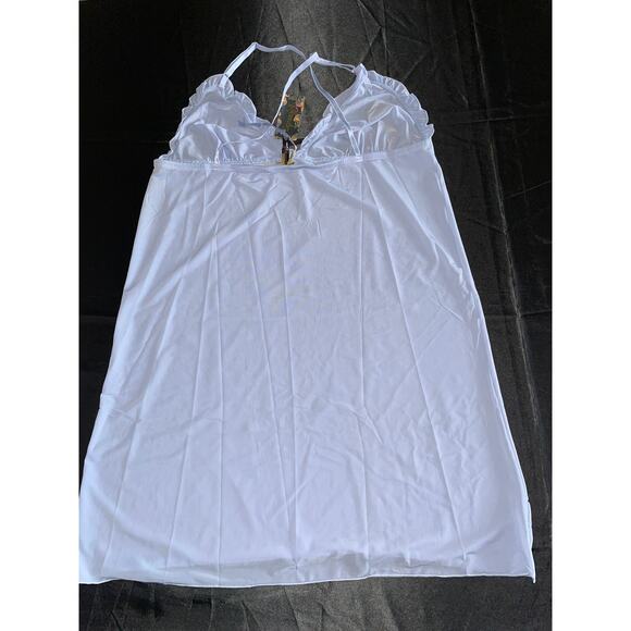 SEVEN TIL MIDNIGHT TRIANGLE CUP CHEMISE TEDDY LINGERIE SIZE 1X NEW - Picture 4 of 4